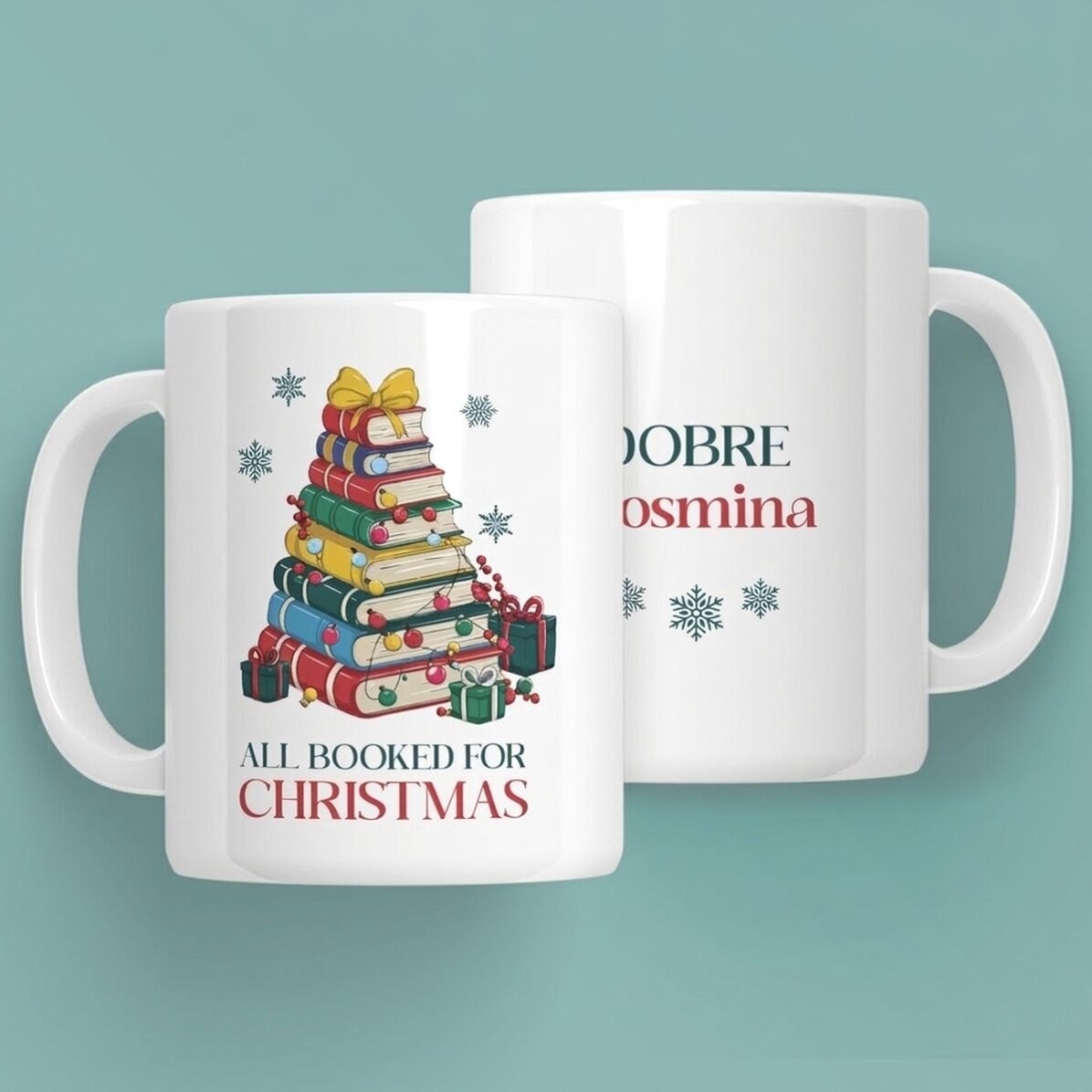Tazza personalizzata con nome e messaggio - Natale