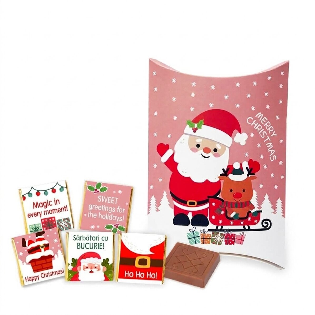 Set regalo con 5 mini cioccolatini - Dolci auguri