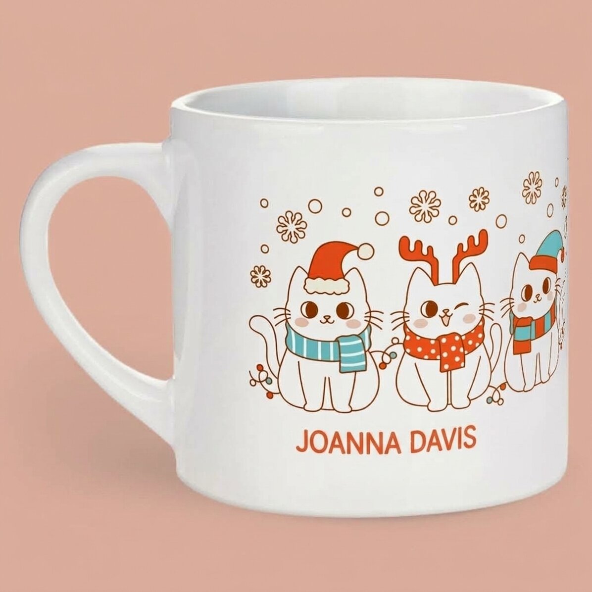 Tazza personalizzata per bambini con messaggio - Natale