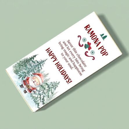 Personalised chocolate with text - Sweet moments