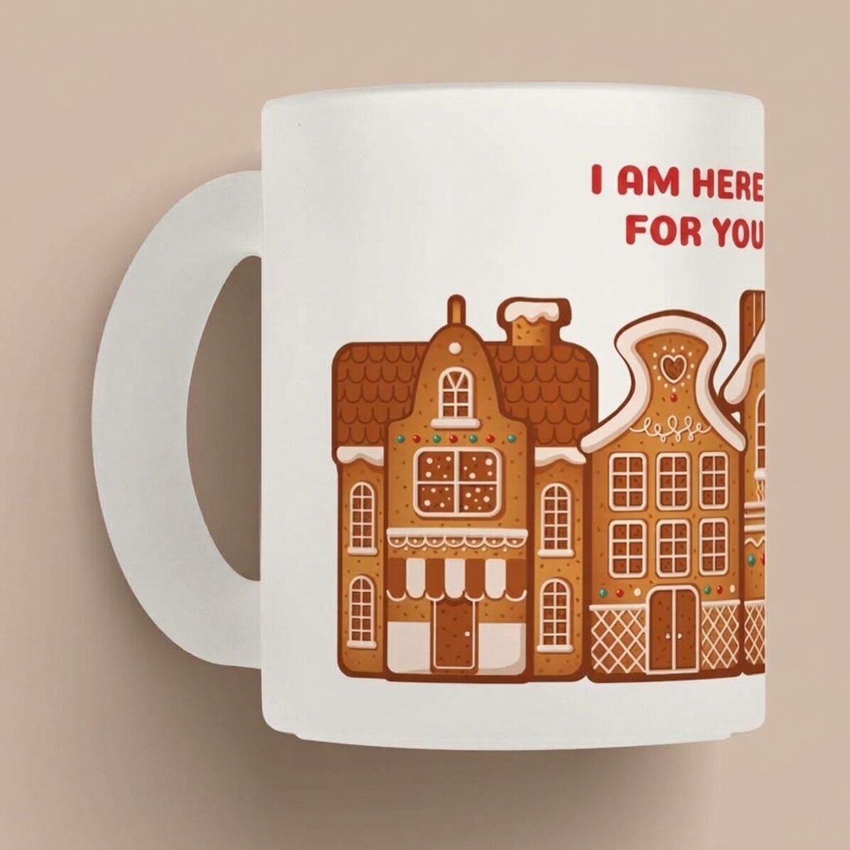 Tazza personalizzata con messaggio - Gingerbread