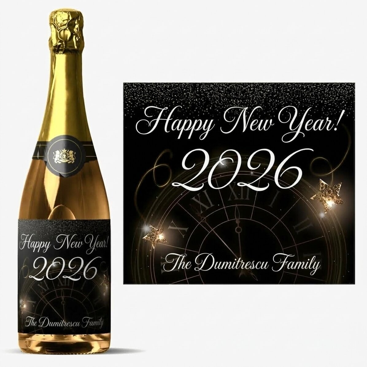 Spumante personalizzato con scritta - Capodanno