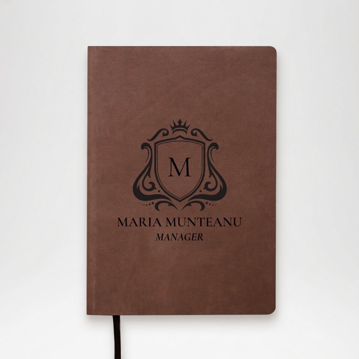 Agenda in pelle personalizzata con dedica - Royal