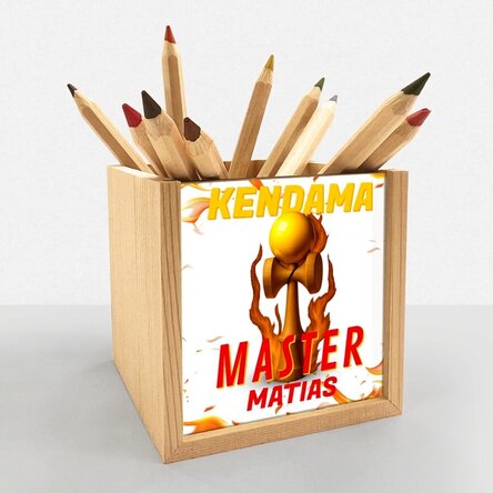 Portamatite personalizzato con scritta - Kendama Master
