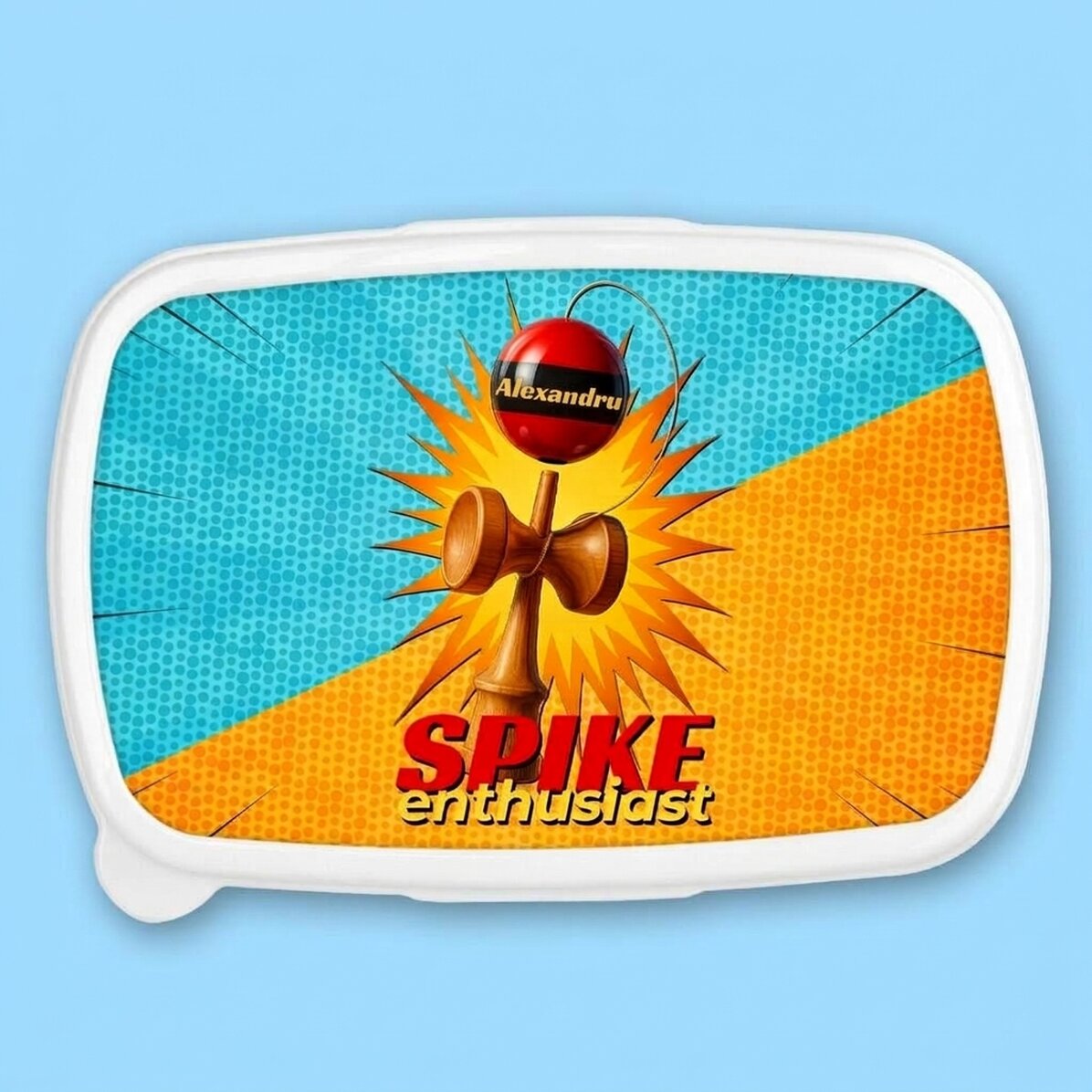 Contenitore per il pranzo, contenitore personalizzato con scritta - Spike Enthusiast