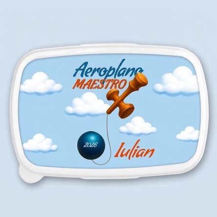 Contenitore per il pranzo, contenitore personalizzato con scritta - Airplane Master