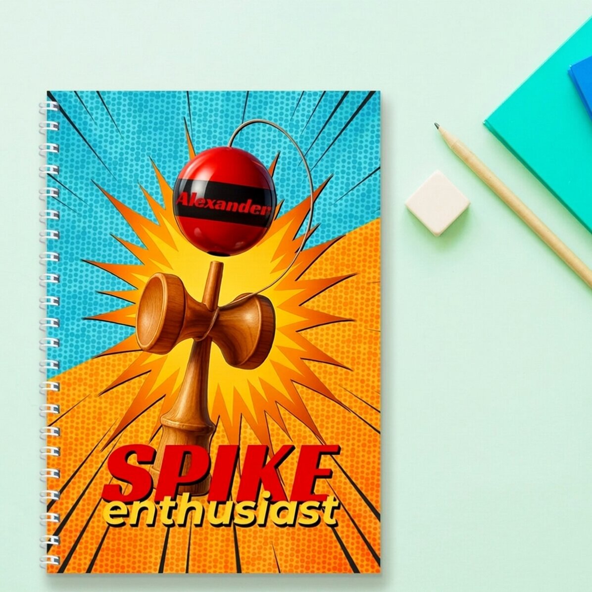 Quaderno personalizzato con testo - Spike Enthusiast