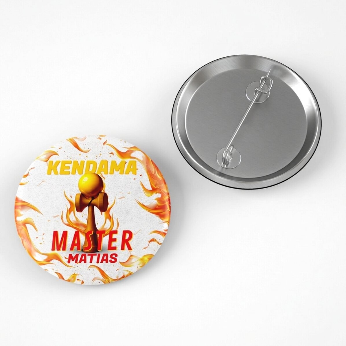 Spilla personalizzata con nome - Kendama Master