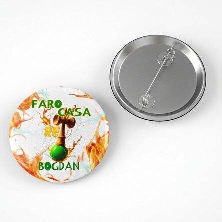 Spilla personalizzata con nome - Lighthouse King