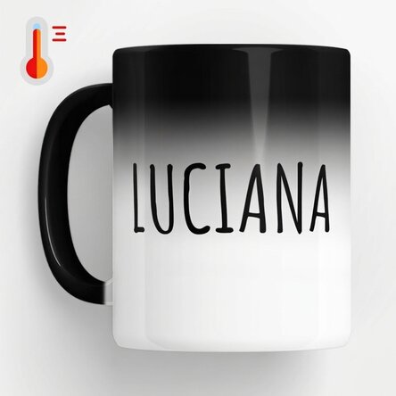 Tazza termosensibile personalizzata con nome
