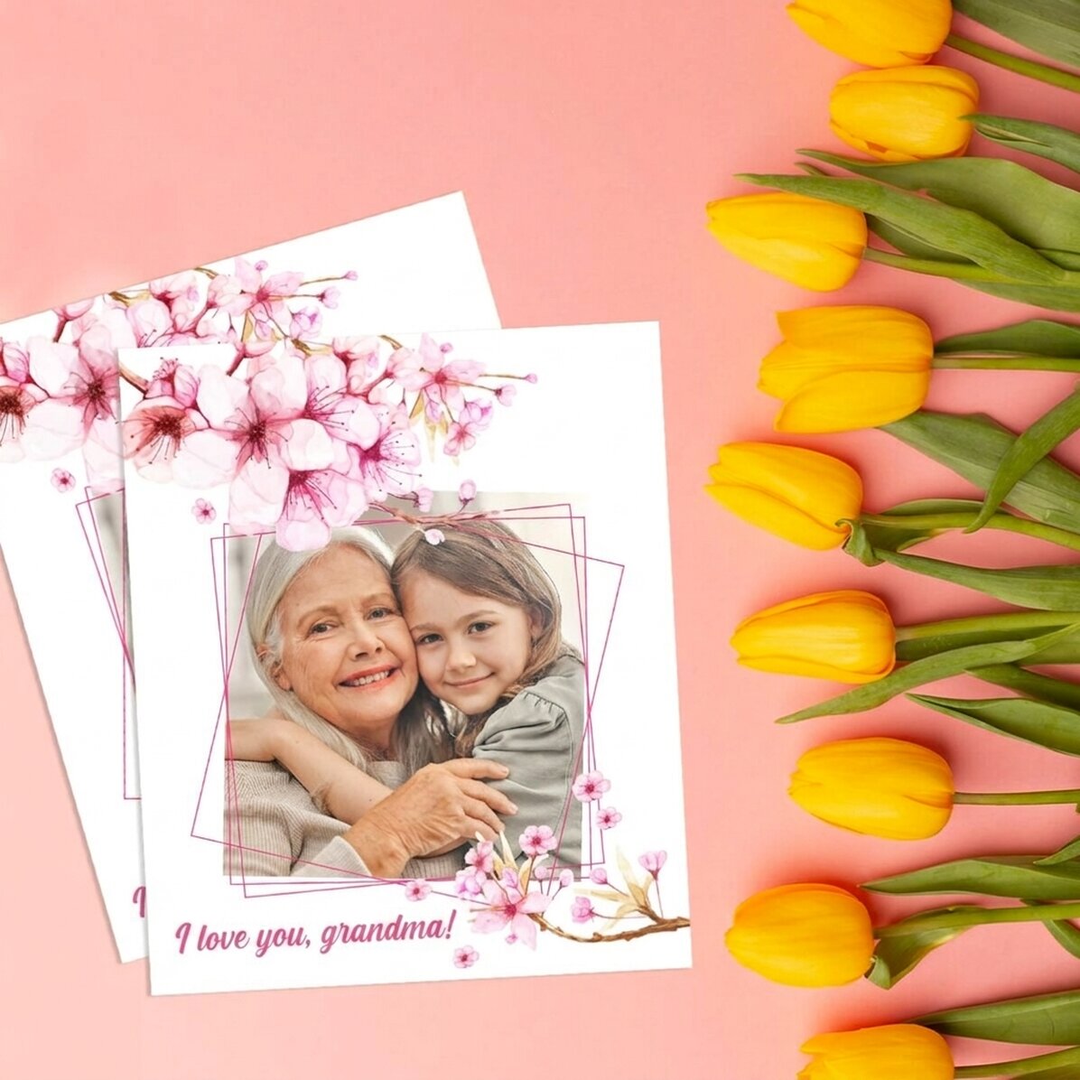 Foto personalizzata 10x12 cm con una foto - Primavera