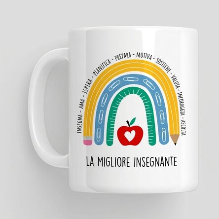 Tazza con dedica per la maestra