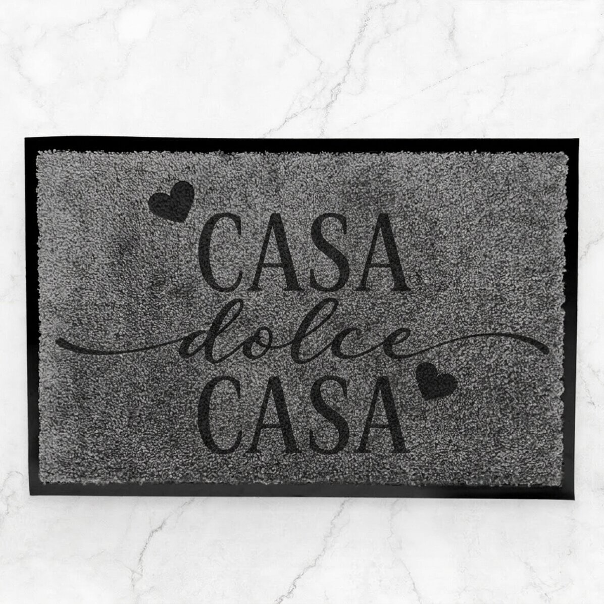 Tappetino da ingresso personalizzato con scritta - Home sweet home