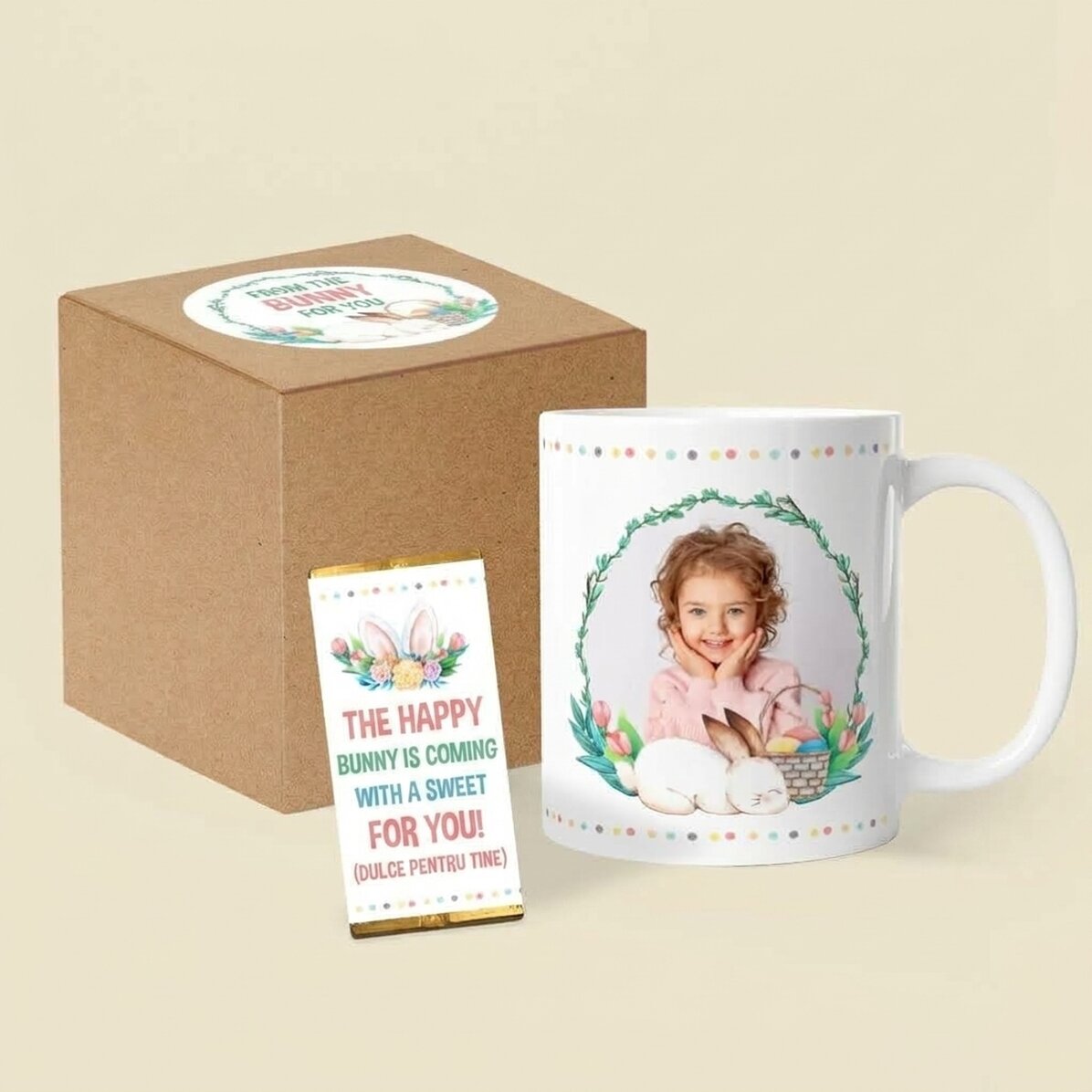 Set regalo di Pasqua - Il coniglietto allegro