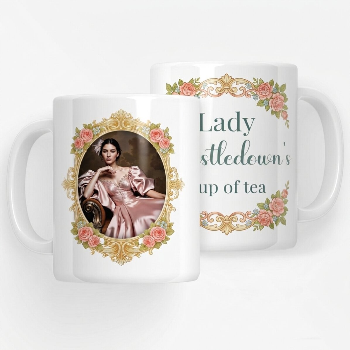 Tazza personalizzata con foto e testo - Bridgerton Aesthetic