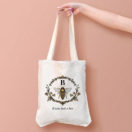 Personalised bag with text - Bee