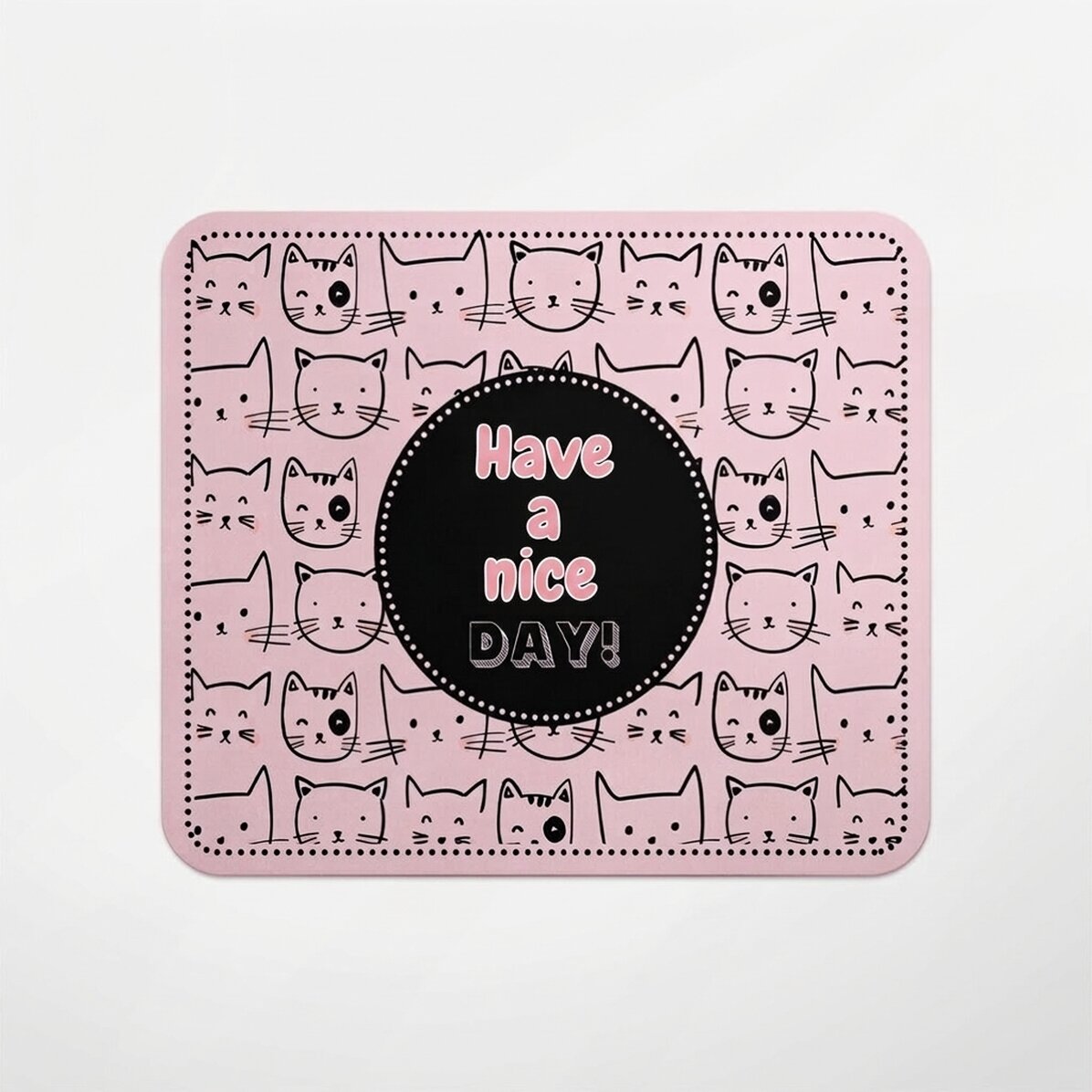 Tappetino per mouse con scritta - Cats