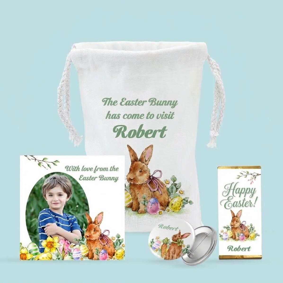 Set regalo di Pasqua - Coniglietto pasquale