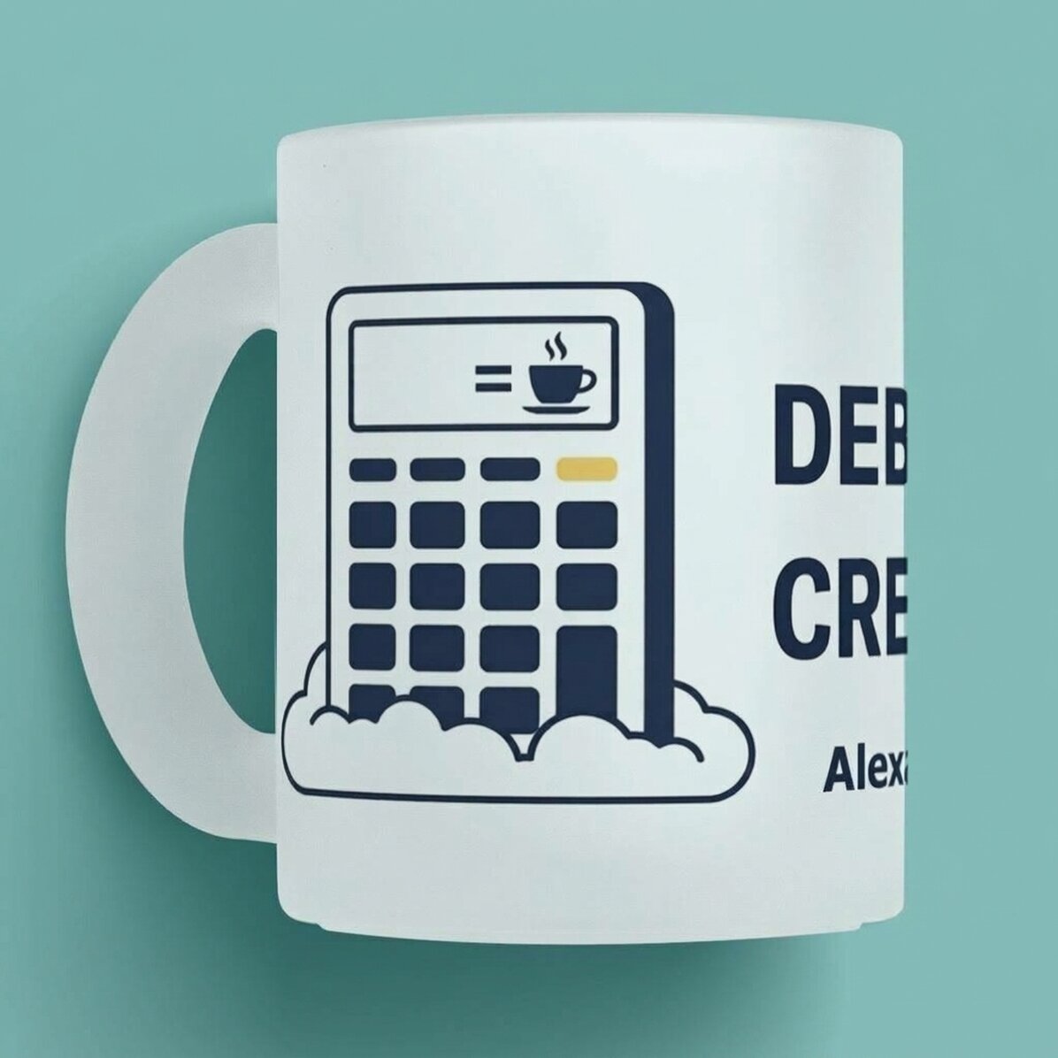 Tazza personalizzata con scritta - Contabilità