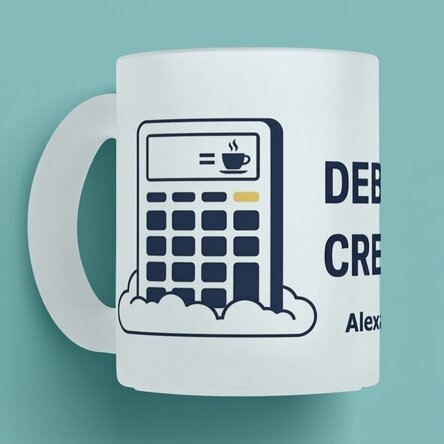 Tazza personalizzata con scritta - Contabilità