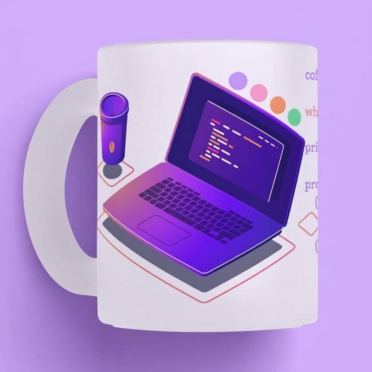 Tazza personalizzata con scritta - Programmazione