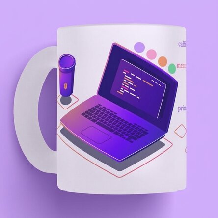 Tazza personalizzata con scritta - Programmazione
