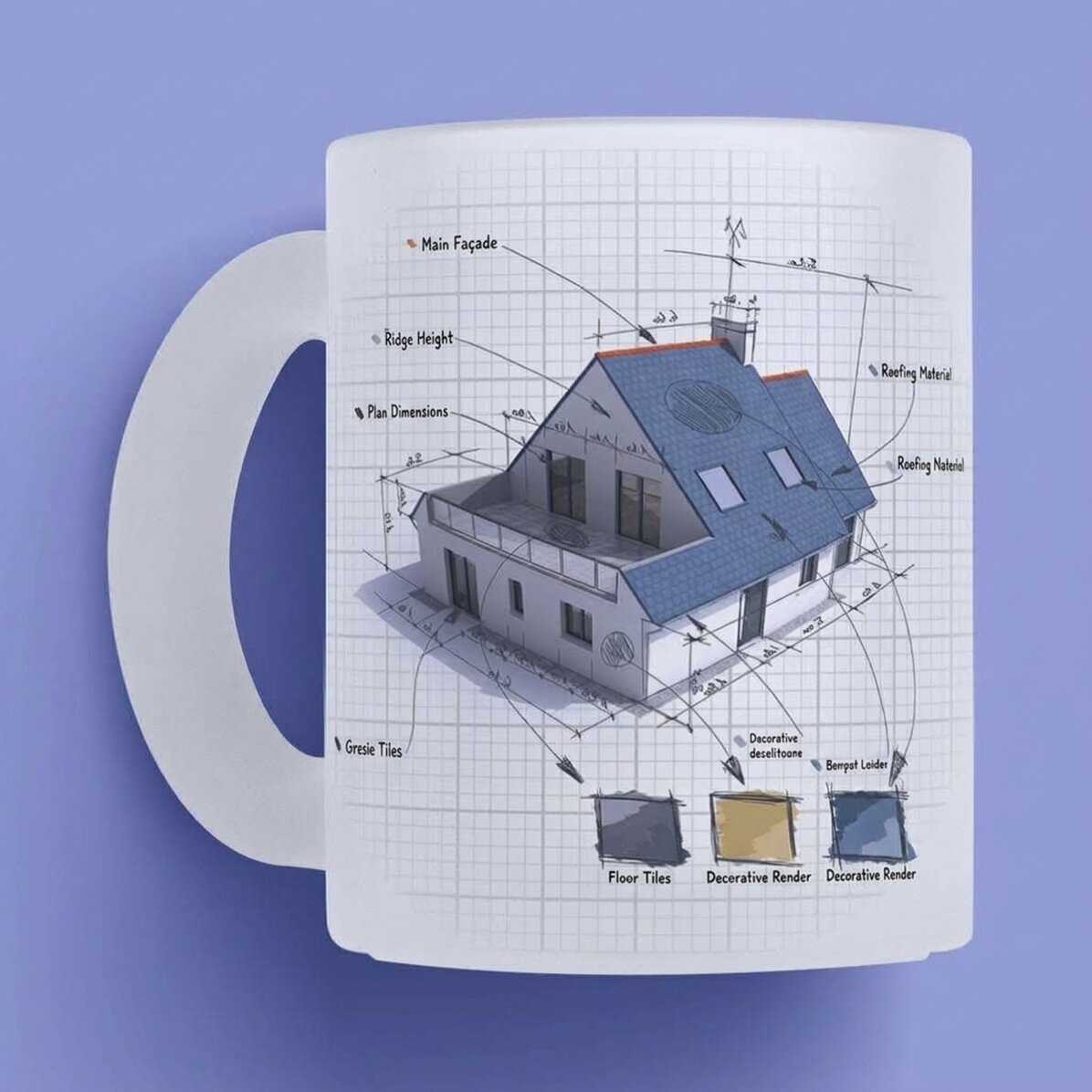 Tazza personalizzata con scritta per architetti