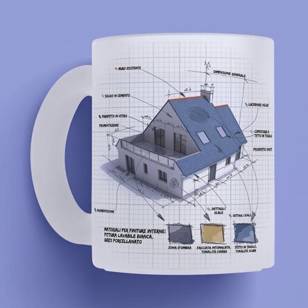 Tazza personalizzata con scritta per architetti