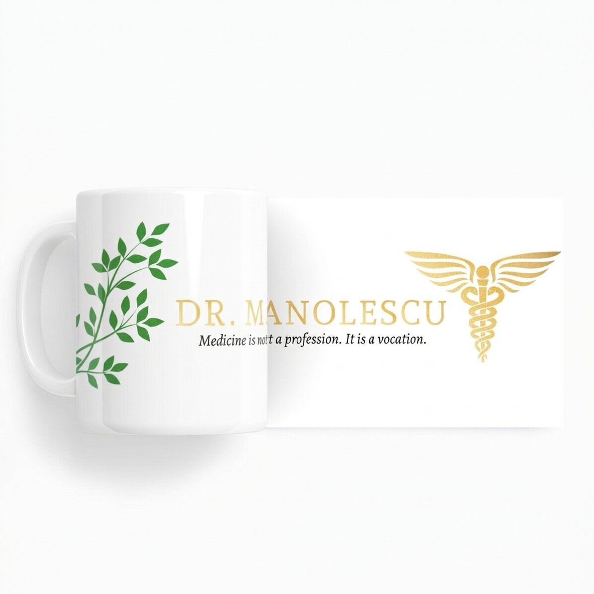 Tazza personalizzata con scritta - Golden Doctor