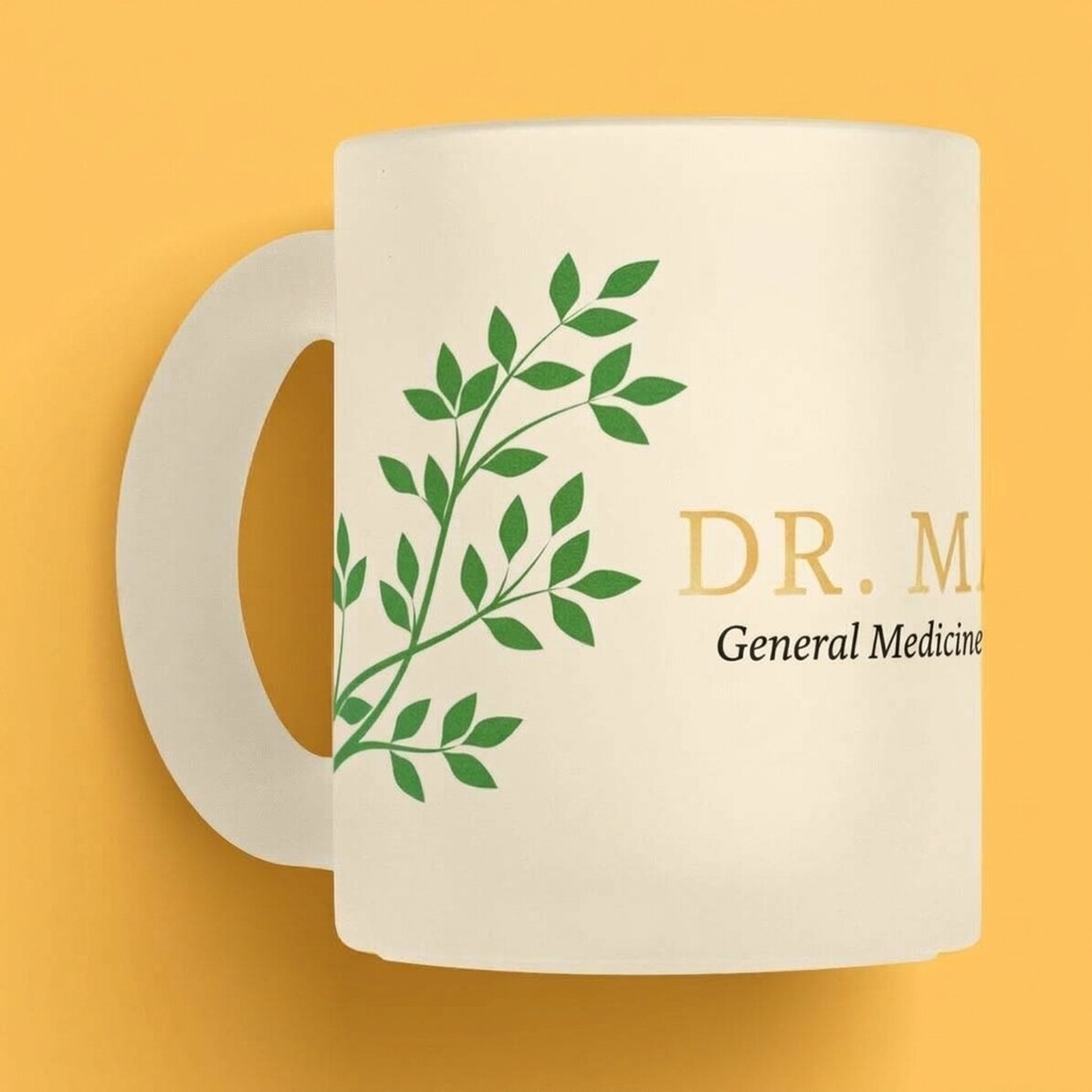 Tazza personalizzata con scritta - Golden Doctor