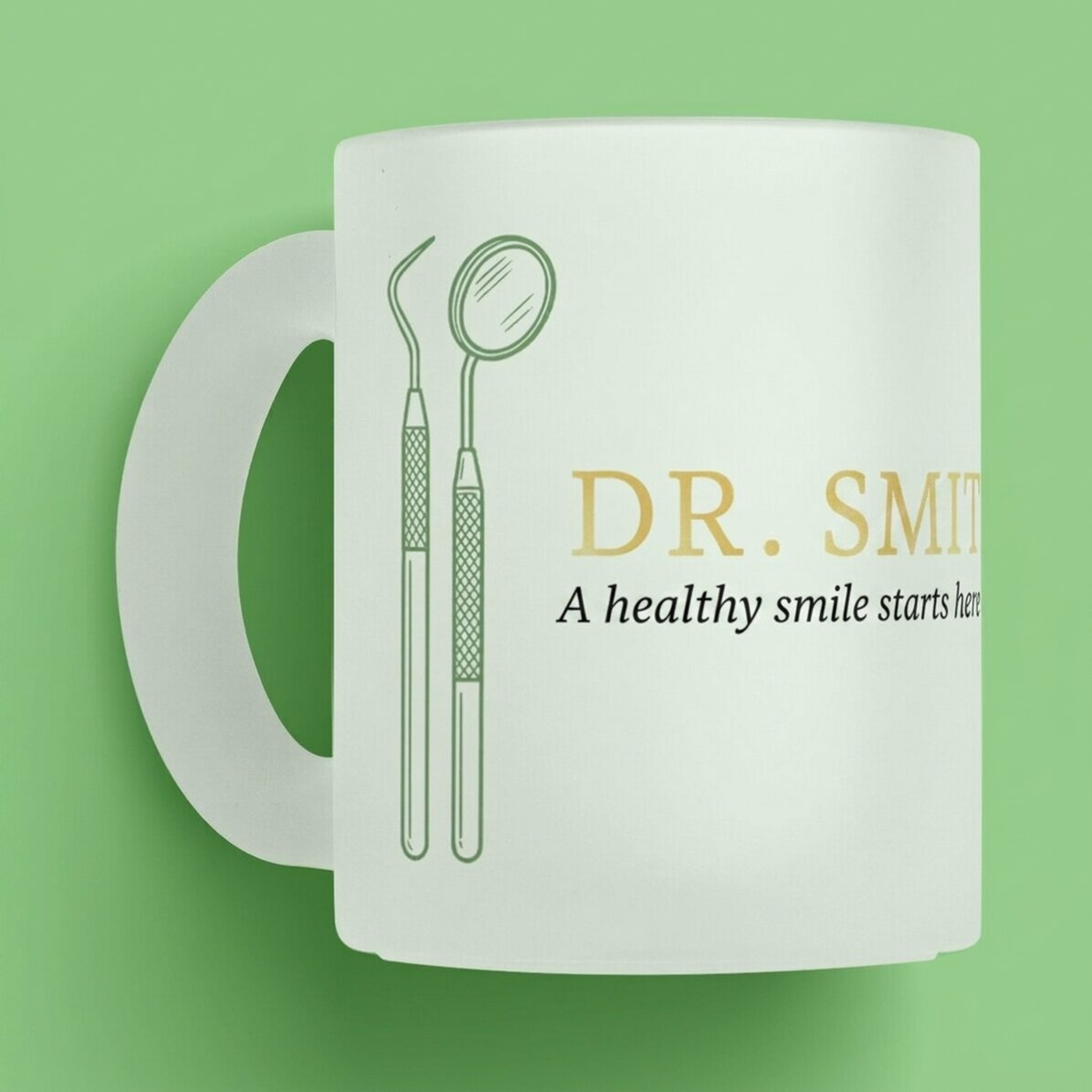Tazza personalizzata con scritta - Golden Dentist
