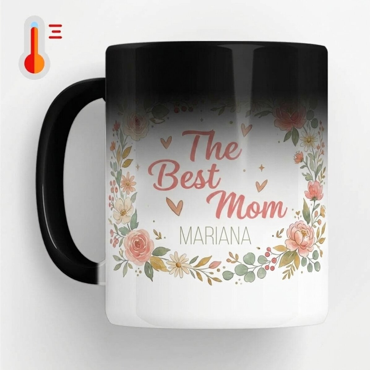 Tazza termosensibile personalizzata con scritta - La mamma migliore