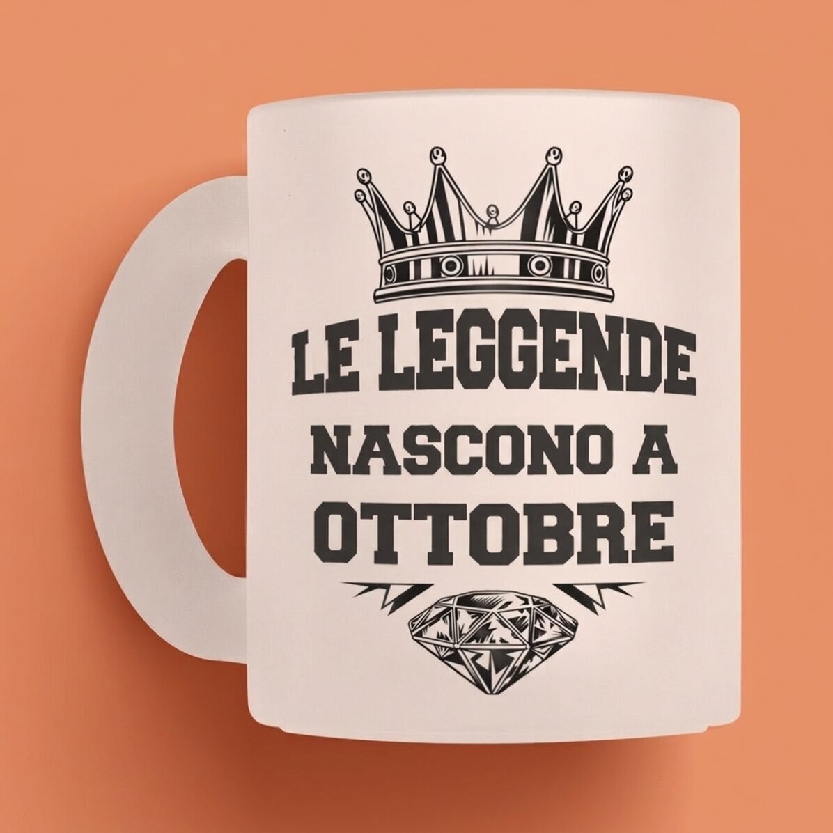 Tazza personalizzata con scritta - Le leggende nascono in...