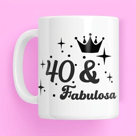 Tazza personalizzata con dedica di compleanno - Fabuloasa