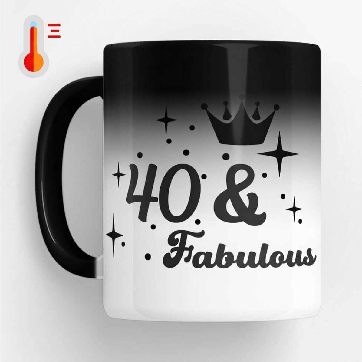 Tazza termosensibile personalizzata con dedica per un compleanno - Fabuloasa