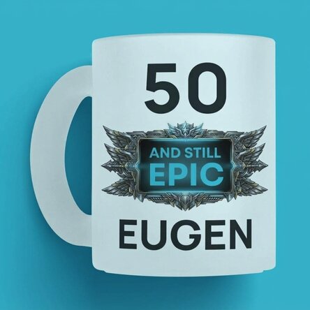 Tazza personalizzata con dedica di compleanno - Inca epic