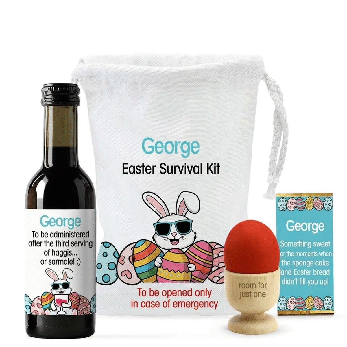 Set regalo - Kit di sopravvivenza per Pasqua