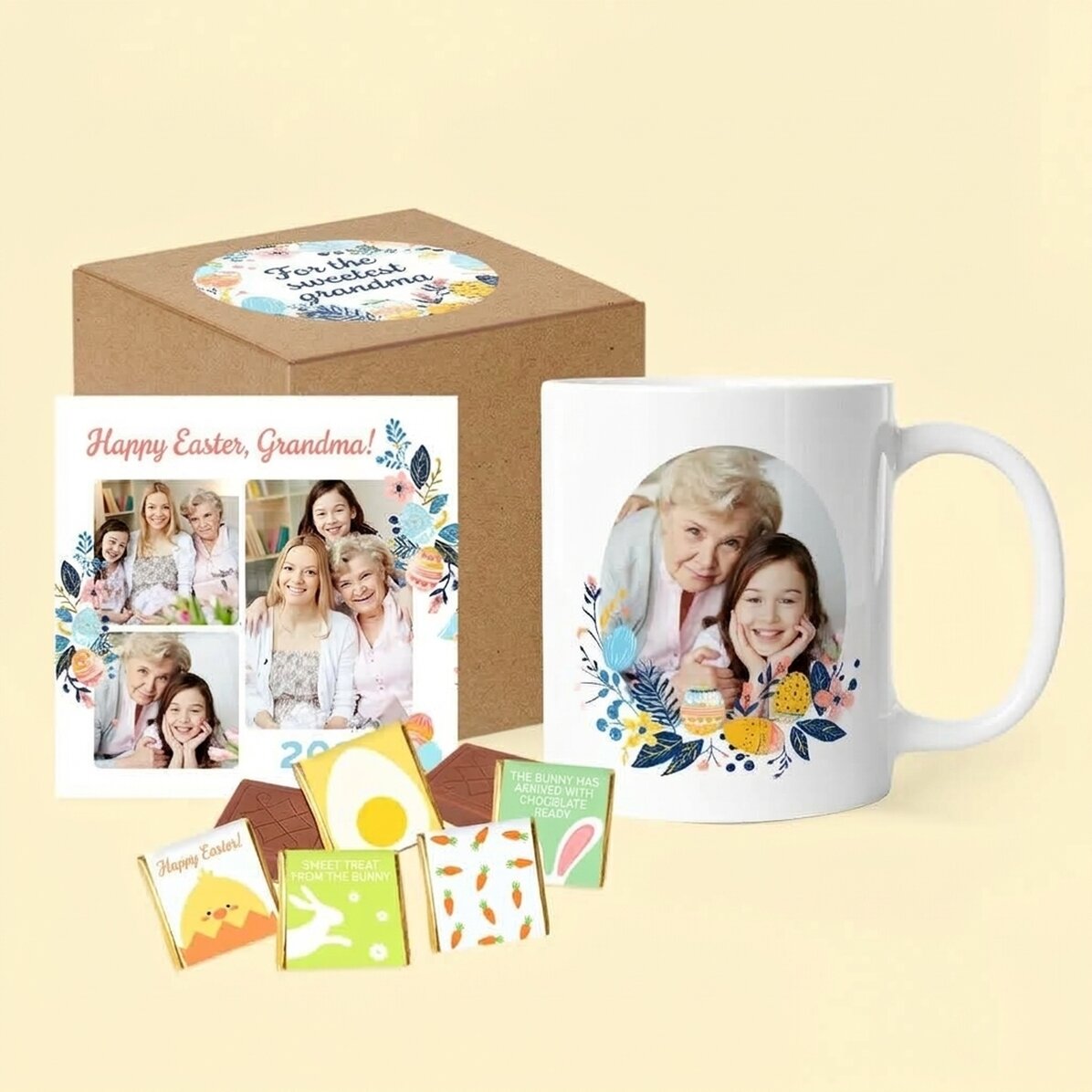 Set regalo di Pasqua per la nonna