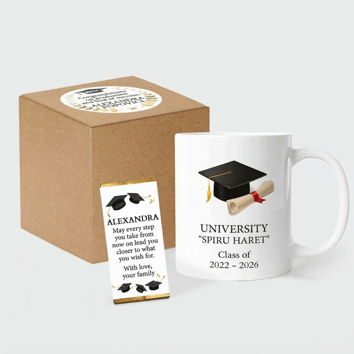 Set regalo personalizzato per i neolaureati