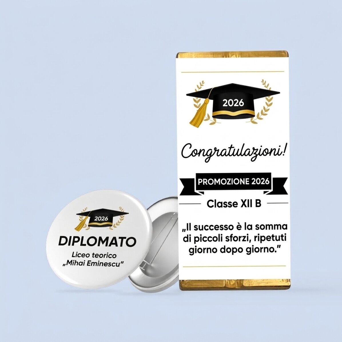 Set regalo personalizzato per le classi dei diplomandi