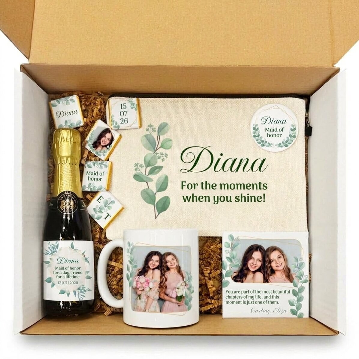 Set regalo per la damigella d