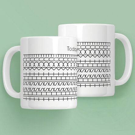 Tazza personalizzata con testo - Messaggio nascosto