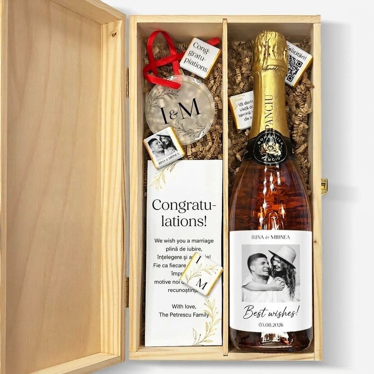 Set regalo personalizzato per il matrimonio