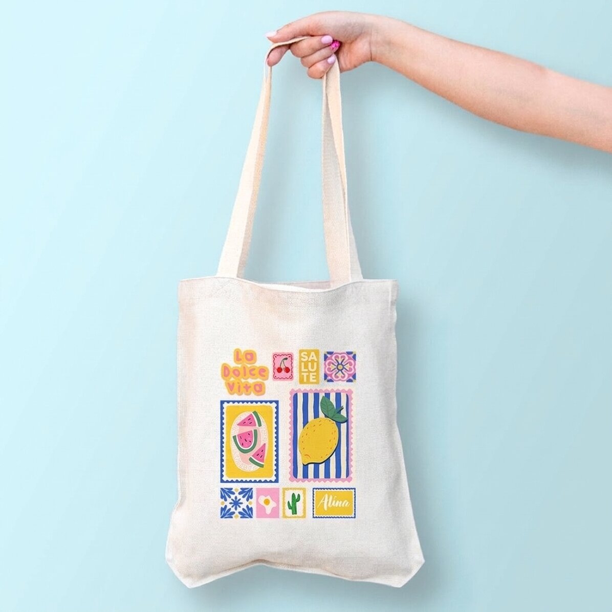 Borsa personalizzata con nome - Summer