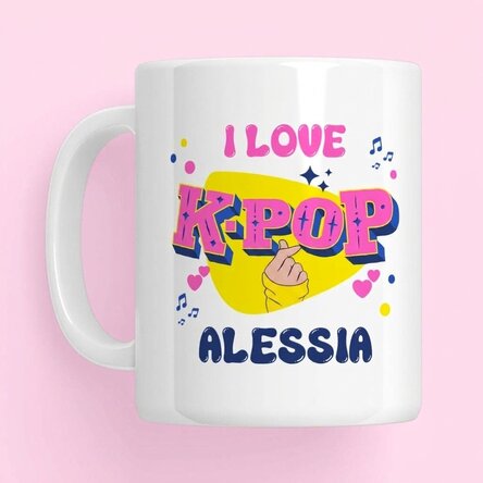 Tazza personalizzata con scritta - K-pop