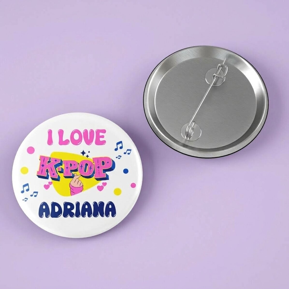 Spilla personalizzata con nome - Kpop