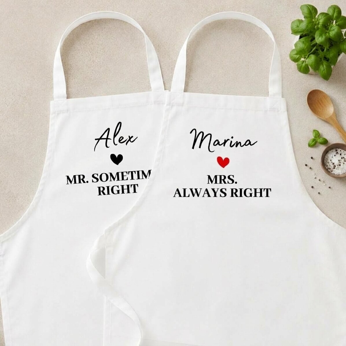 Abbinamenti personalizzati per coppie - Mrs & Mr Right