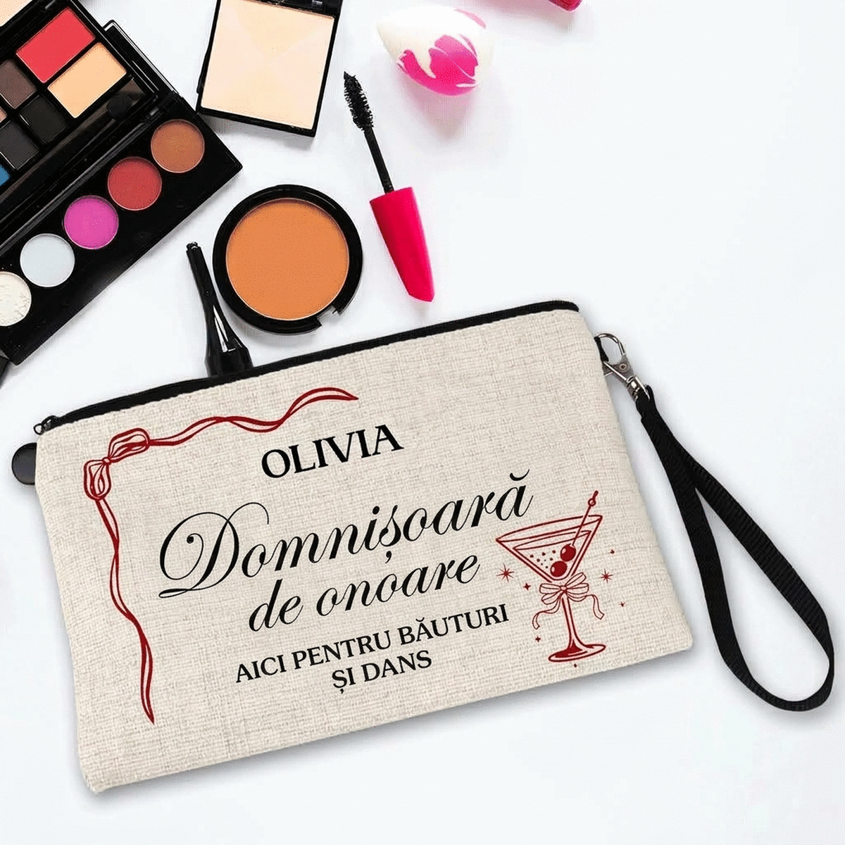Kit trucco personalizzato con scritta - Il team della sposa