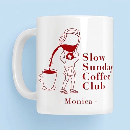 Tazza personalizzata con scritta - Coffee Club