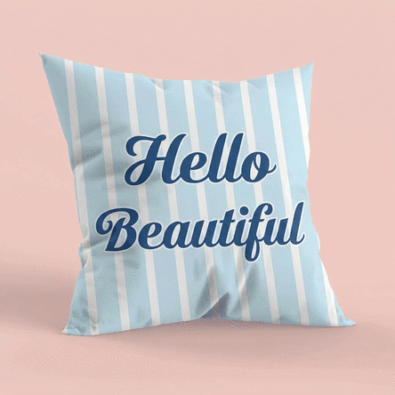 Cuscino personalizzato con scritta